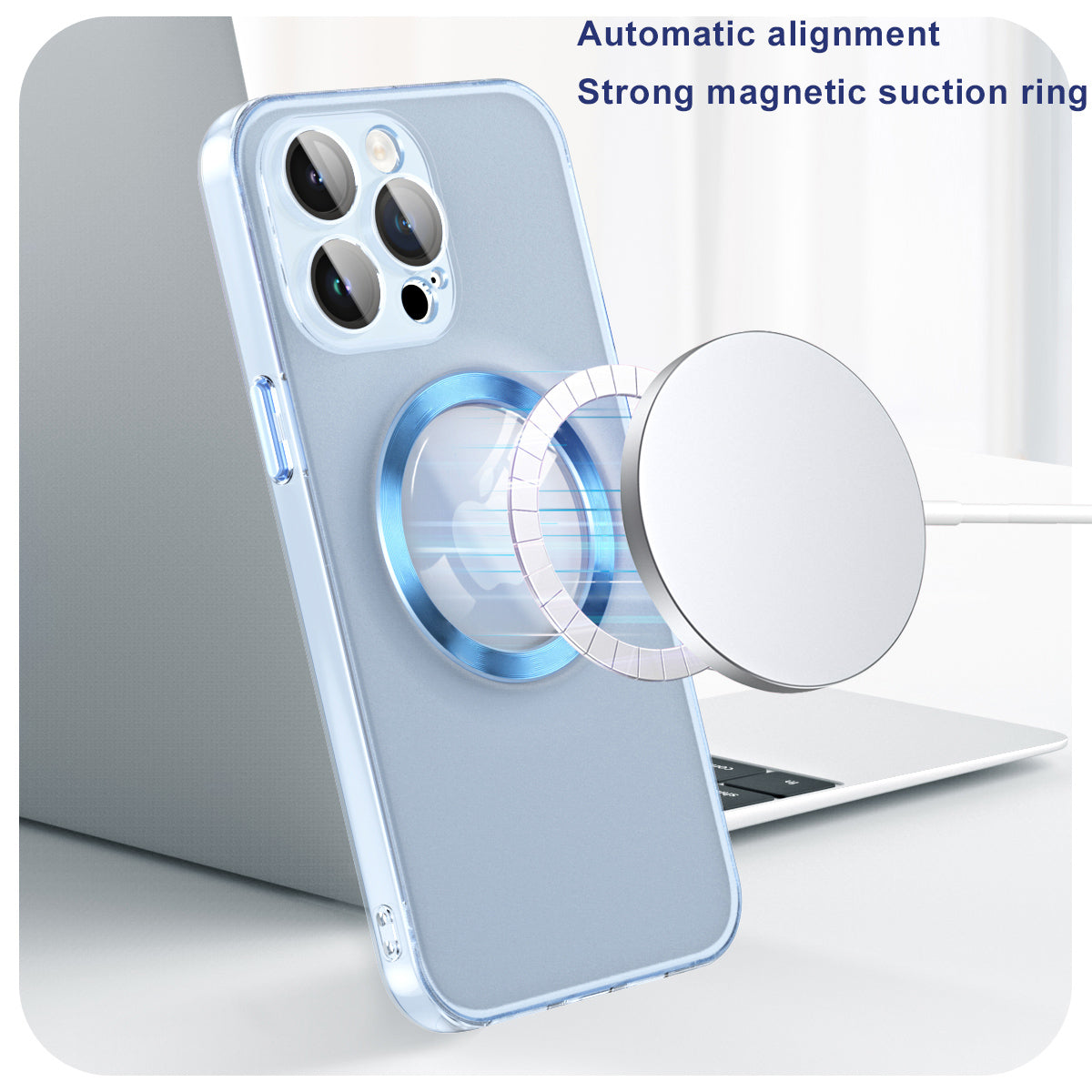 For iPhone 12 Pro 6.1 inch PU Leather Coated TPU Phone Case CD Veins Magnetic Cover with Glass Lens Film For iPhone 12 Pro 6.1 inch PU Leather Coated TPU Phone Case CD Veins Magnetic Cover with Glass Lens Film
